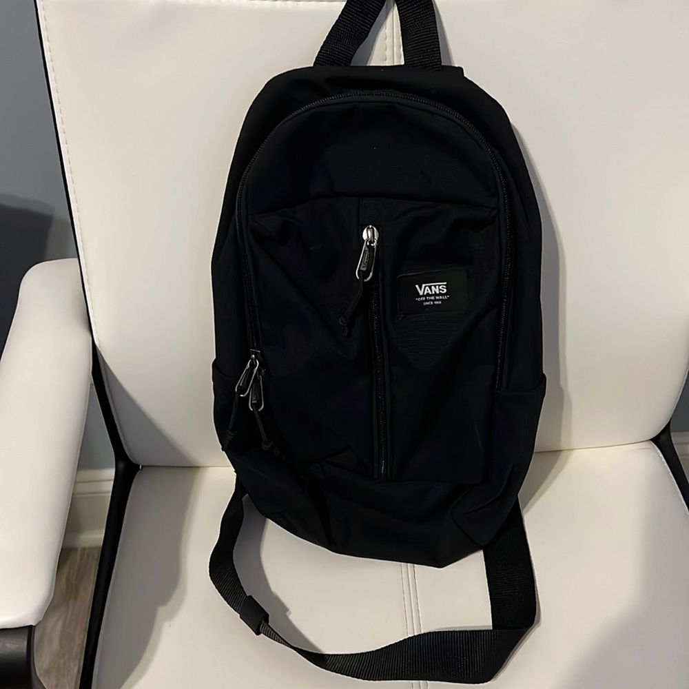 Black Warp Sling Bag, Gently worn, no tear, no holes, nice and clean.